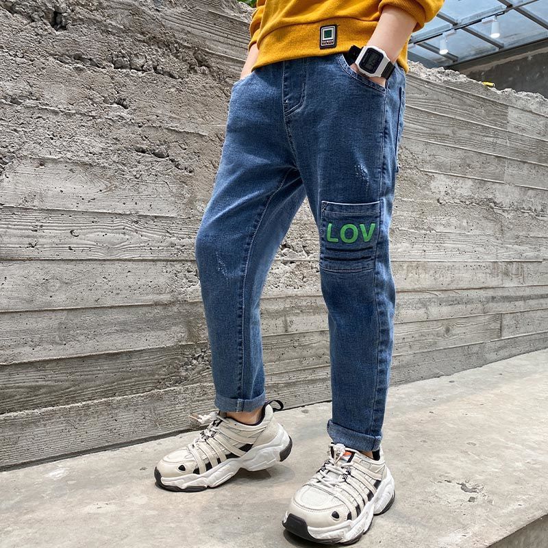 Kids' Slim Fit Stretch Pants – Elastic Waist Trousers for Boys & Girls