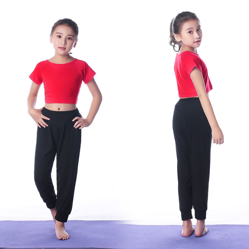 Girls' Seamless Yoga & Gymnastics Outfit Set - Moisture-Wicking Fabric  Export to Sheets