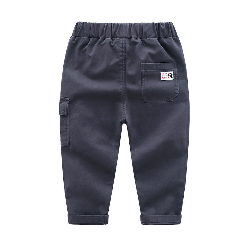 Kids' Slim-Fit Cotton Jogger Pants – Soft & Casual Trousers