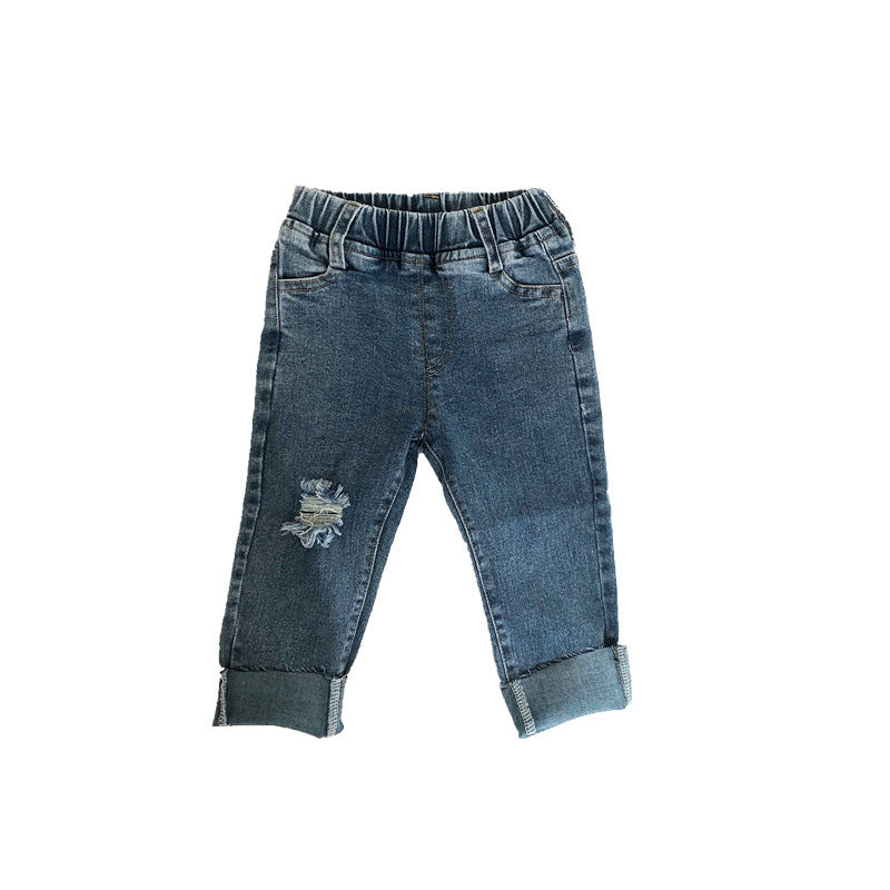 Boys Ripped Jeans: Trendy & Comfortable Stretch Denim