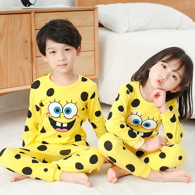 Soft Cotton Kids Pajamas & Sleepwear Set | Unisex Toddler & Children's Pyjamas