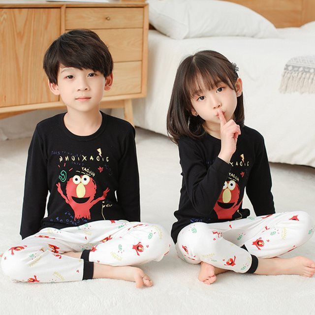 Soft Cotton Kids Pajamas & Sleepwear Set | Unisex Toddler & Children's Pyjamas