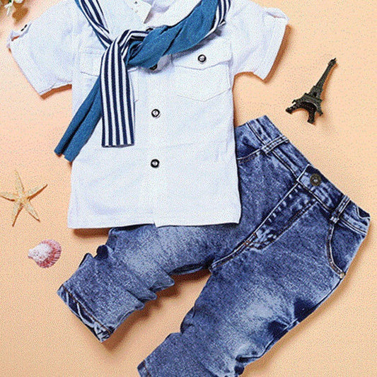 Cotton T-Shirt & Shorts)