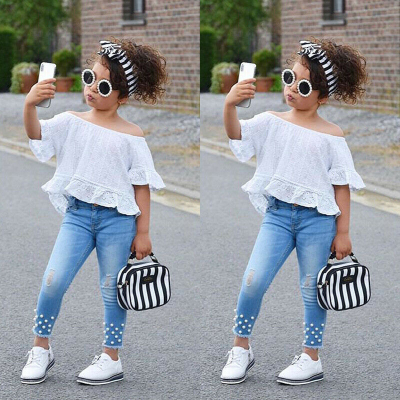 Girls' Shorts and Shirt Set | Toddler Summer Clothes Outfit