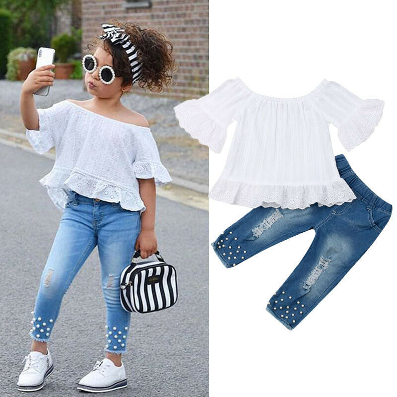 Girls' Shorts and Shirt Set | Toddler Summer Clothes Outfit