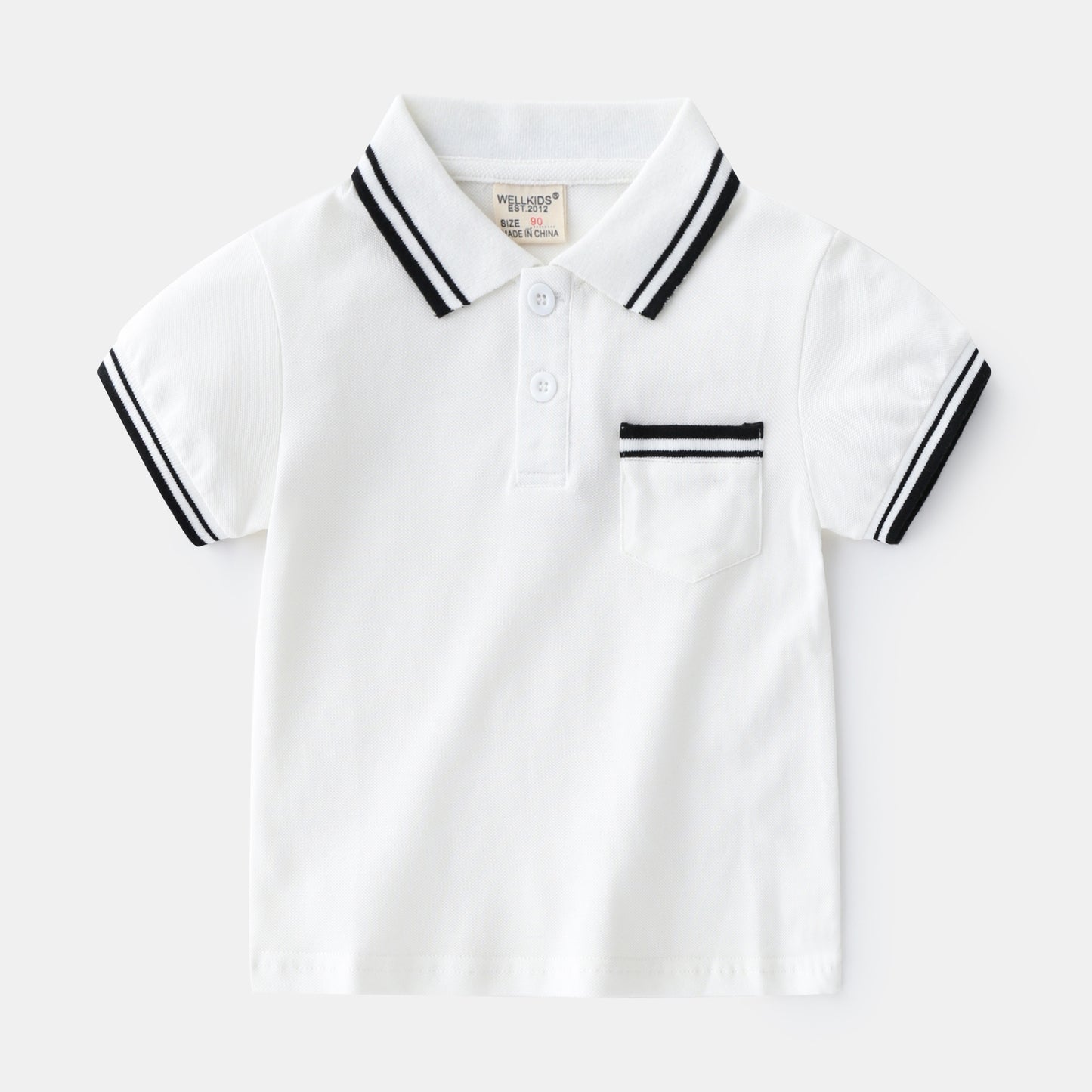 Boys' Cotton Pique Polo Shirt | Summer Breathable Kids' Uniform Top  Export to Sheets