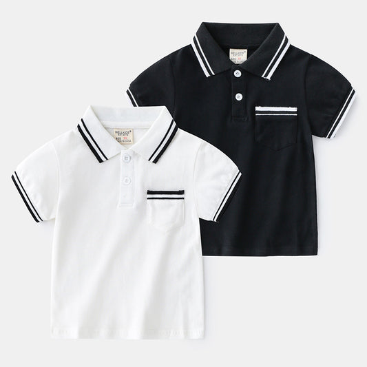 Boys' Cotton Pique Polo Shirt | Summer Breathable Kids' Uniform Top  Export to Sheets