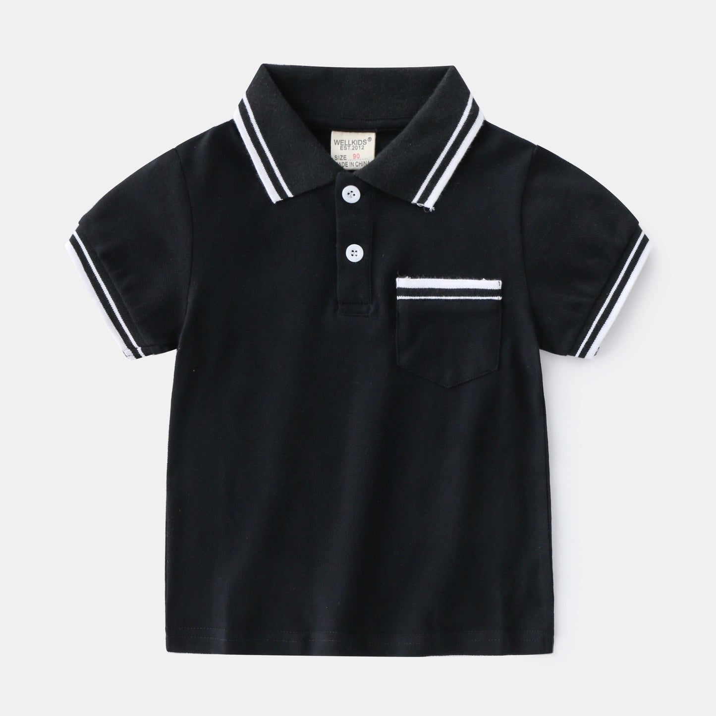 Boys' Cotton Pique Polo Shirt | Summer Breathable Kids' Uniform Top  Export to Sheets
