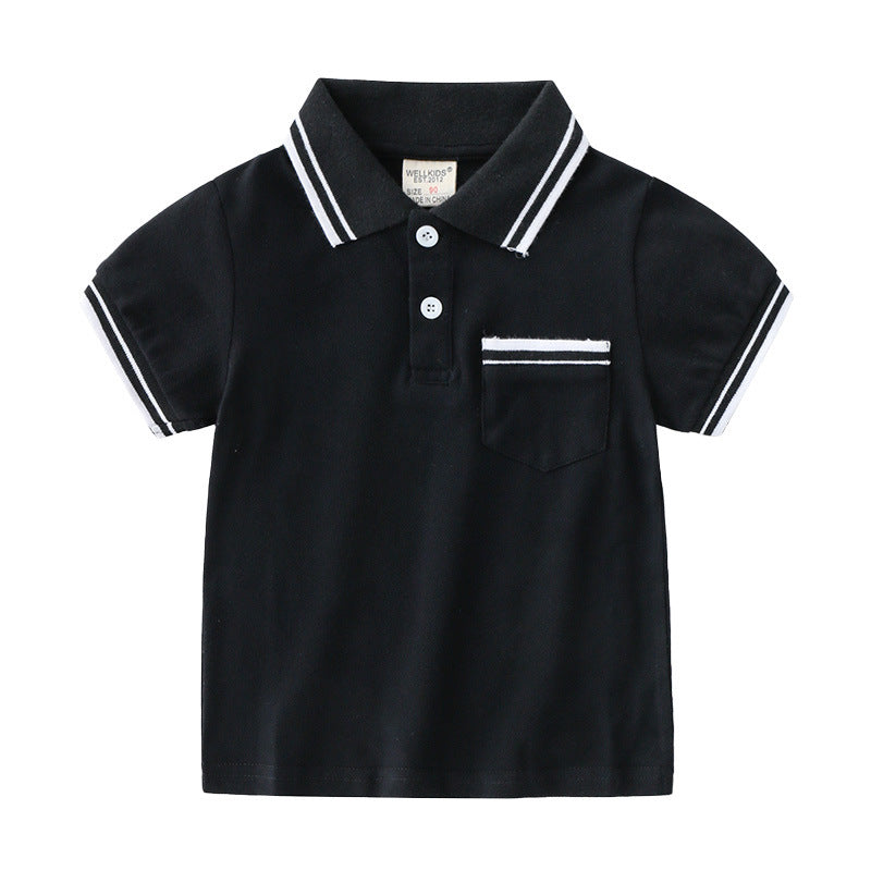 Boys' Cotton Pique Polo Shirt | Summer Breathable Kids' Uniform Top  Export to Sheets