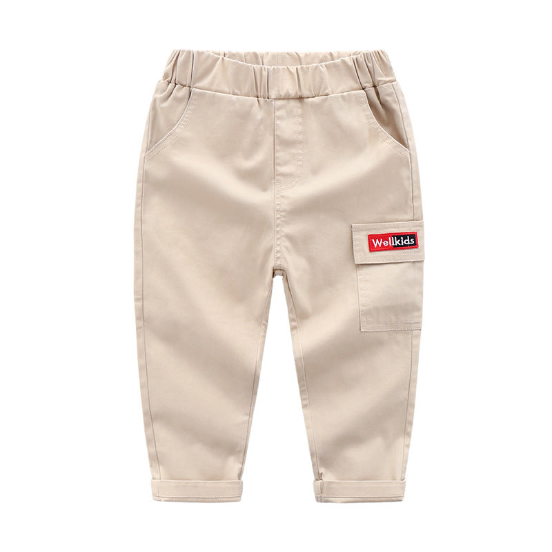 Kids' Slim-Fit Cotton Jogger Pants – Soft & Casual Trousers