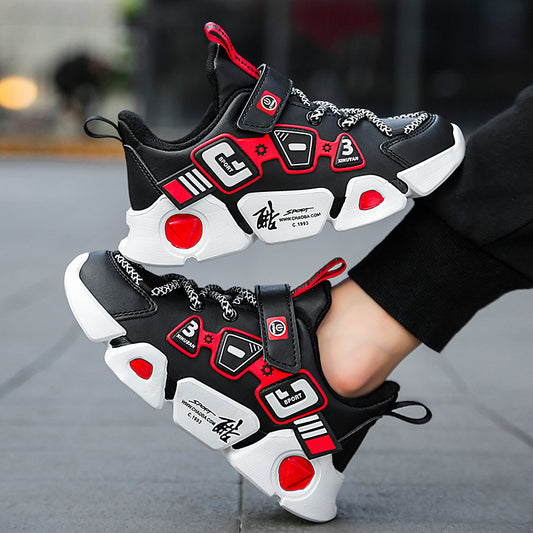 Velcro Mesh Fly Woven Sneakers | Breathable Easy-On Casual Shoes