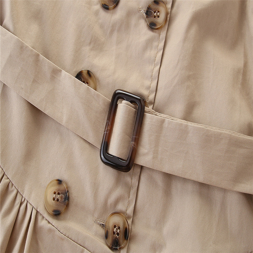 Kids Summer Clothing Beige Korean Style Children Shirt Girls' Dress...