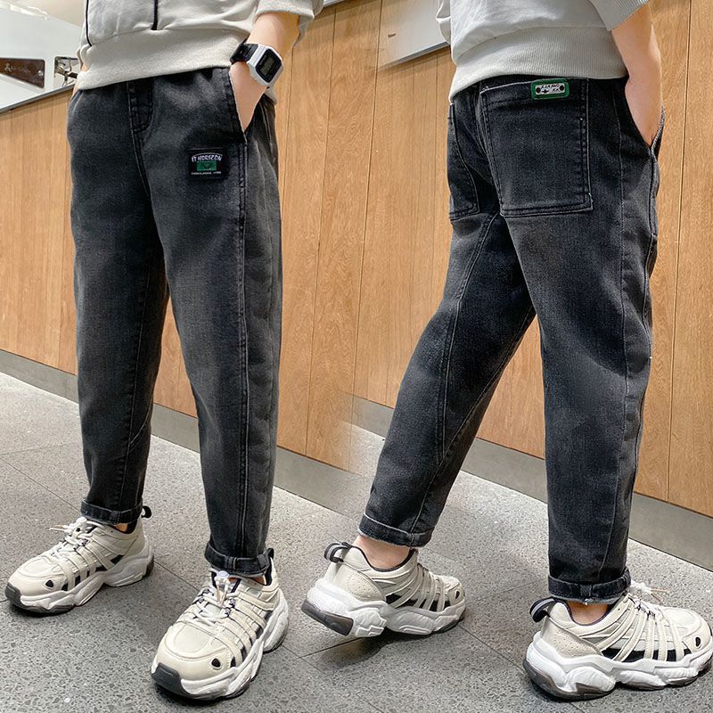 Kids' Slim Fit Stretch Pants – Elastic Waist Trousers for Boys & Girls
