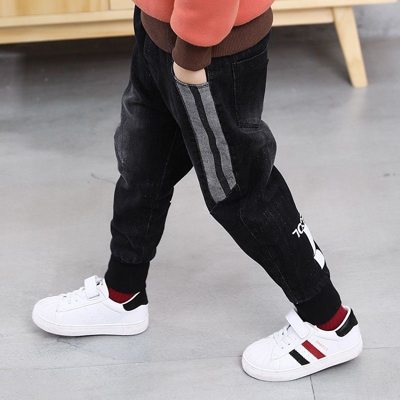 Boys' Durable Denim Jeans with Adjustable Waist