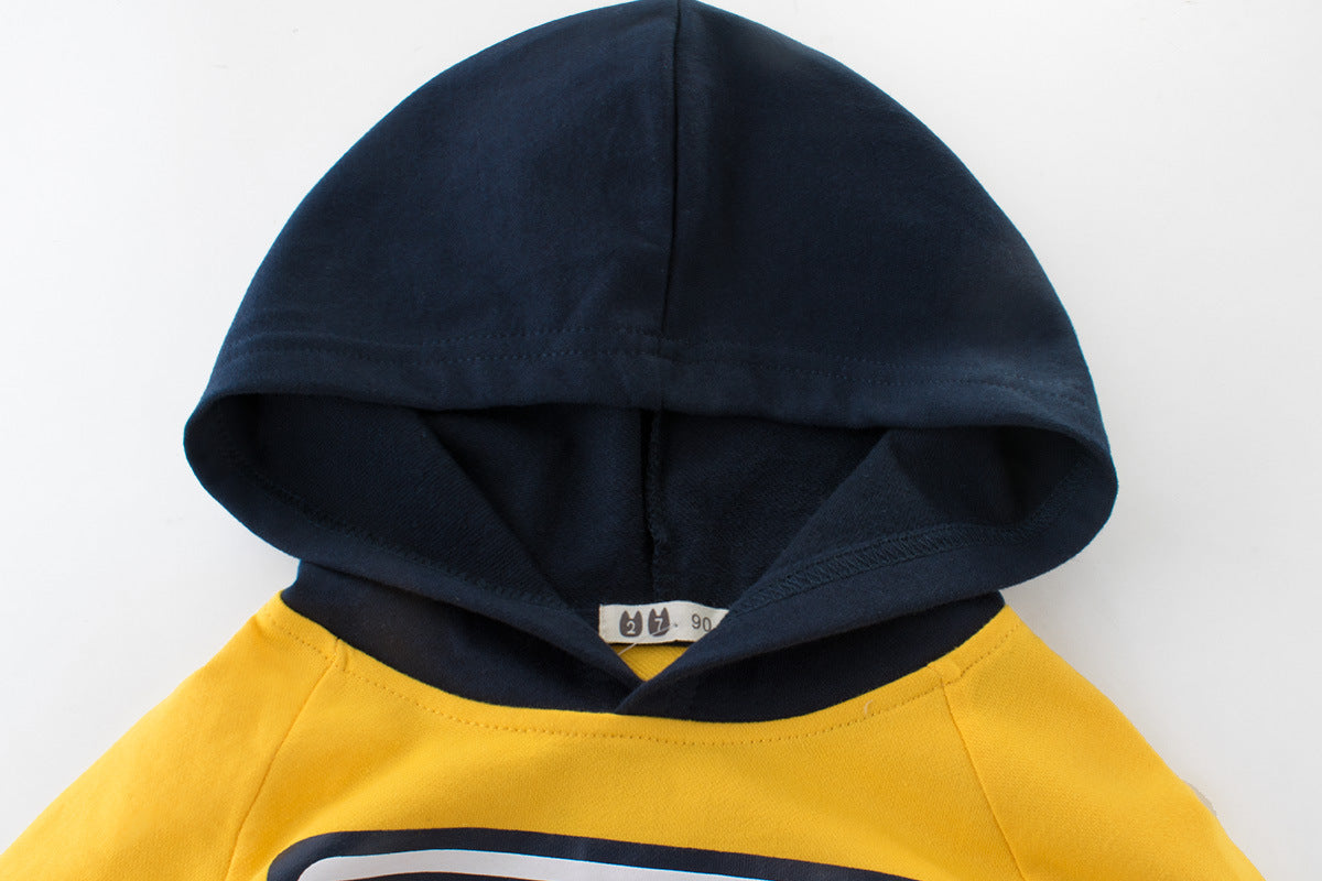 Boys’ Casual Tracksuit Set — Soft Cotton 2-Piece Outfit