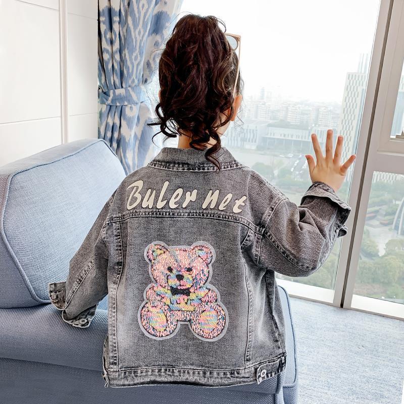 Kids' Cartoon Denim Jacket