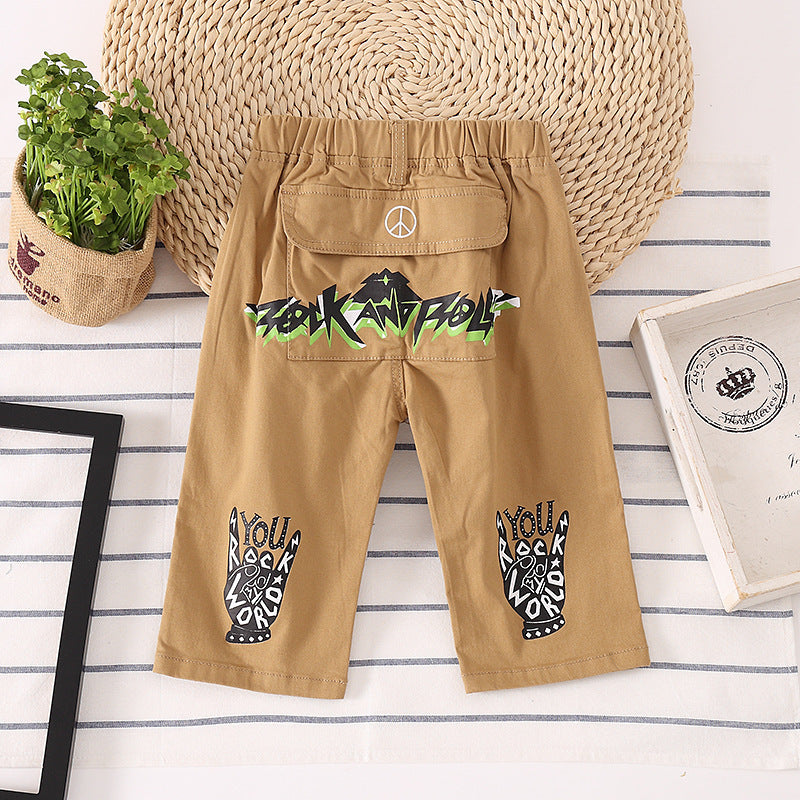Boys' Cotton Casual Trousers