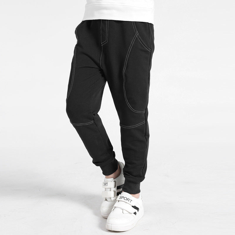 Boys' Athletic Joggers - Fleece Track Pants with Pockets