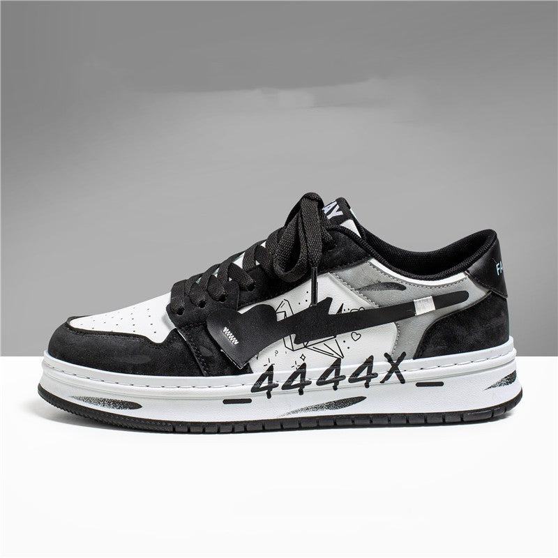 Men's Graffiti Skateboard Shoes: The Ultimate Streetwear Statement