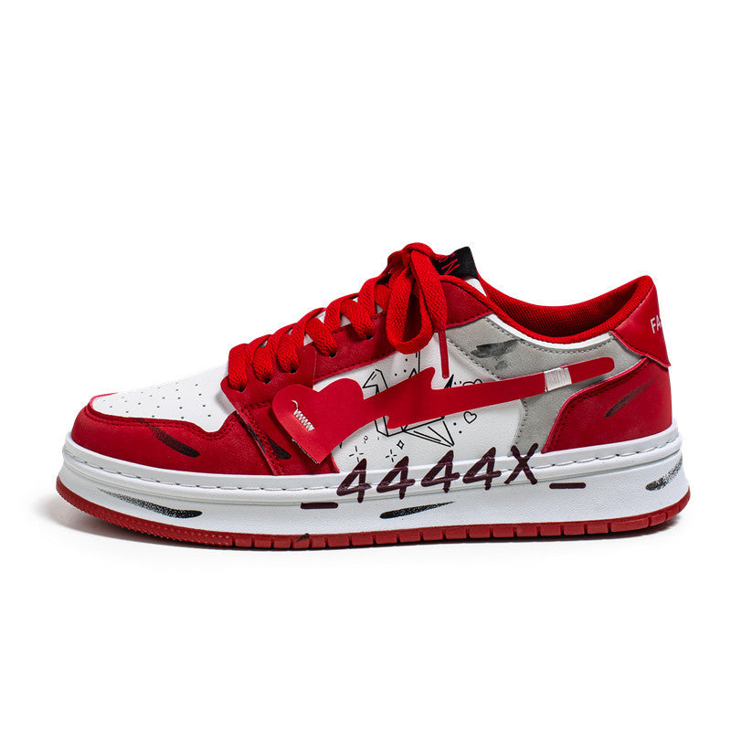 Men's Graffiti Skateboard Shoes: The Ultimate Streetwear Statement