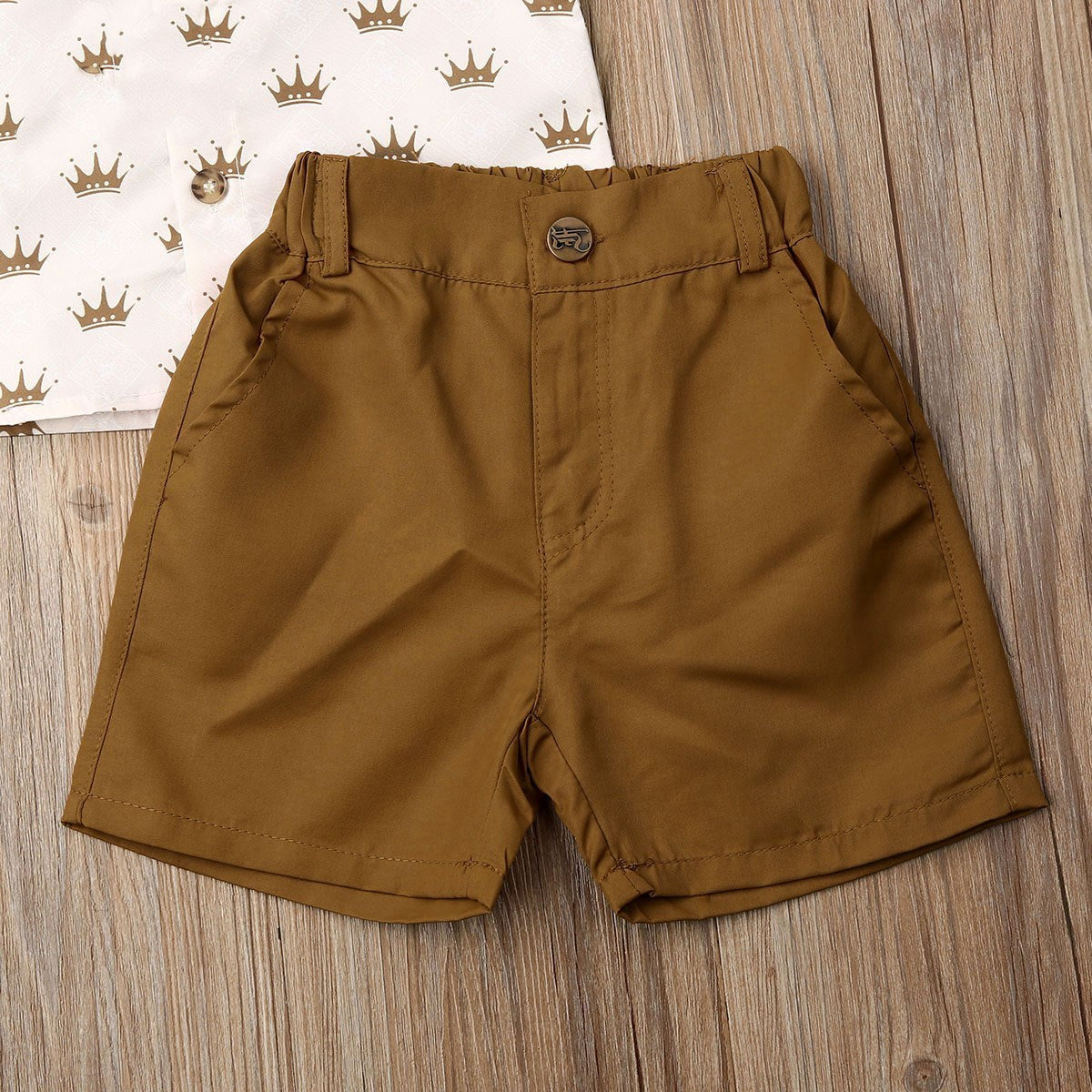 Boys' Summer T-shirt and Shorts Set - Casual Cotton Outfits