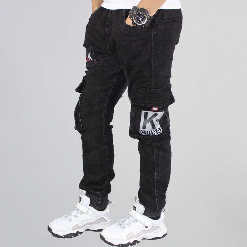 Boys' Stretch Denim Jeans - Straight Fit Casual Pants