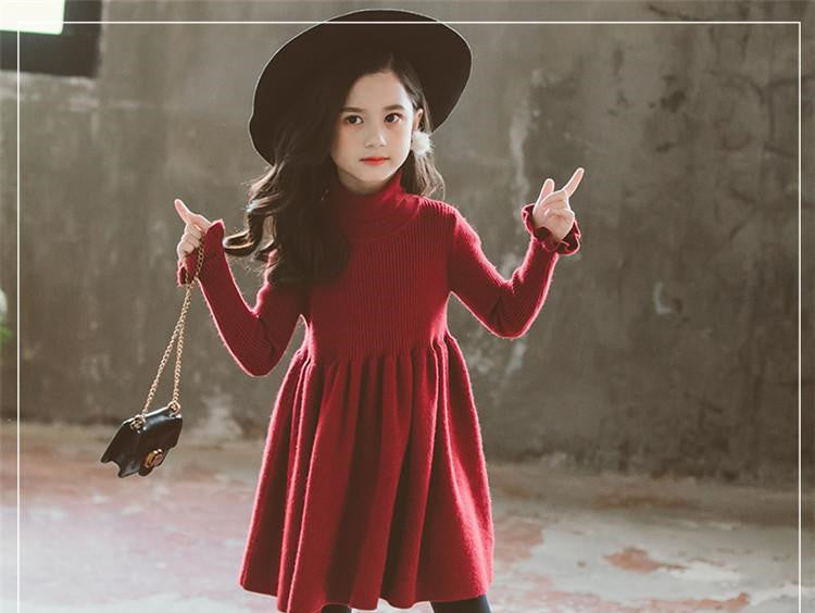 Girls' Knit Sweater Dress (Big Kids)