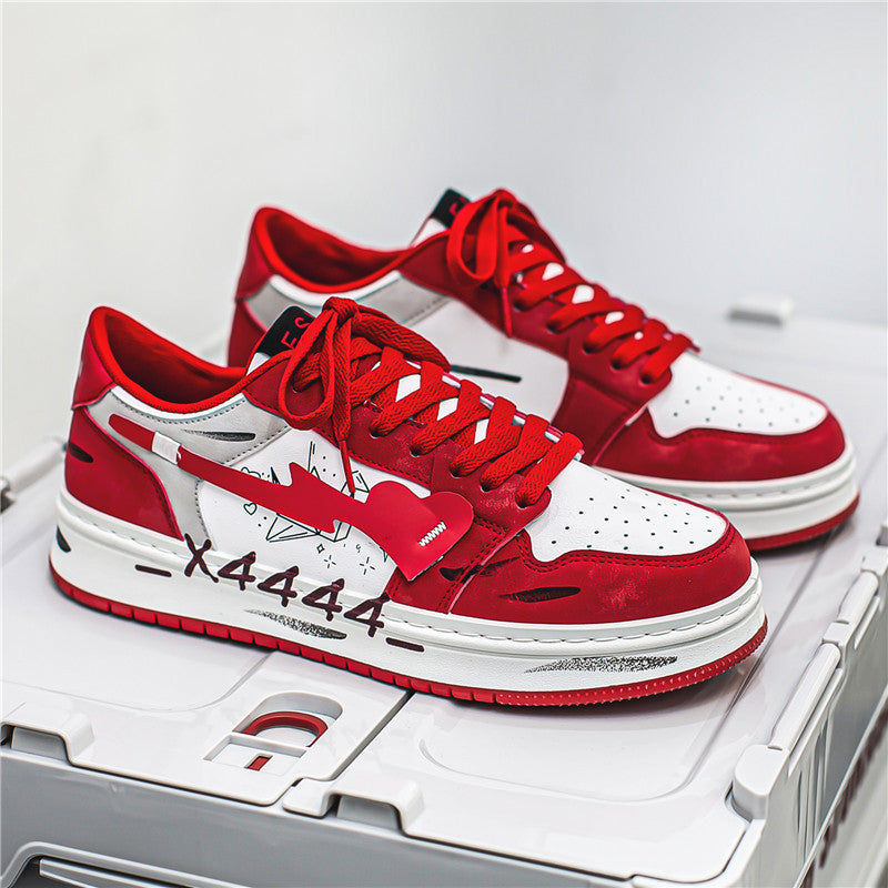 Men's Graffiti Skateboard Shoes: The Ultimate Streetwear Statement