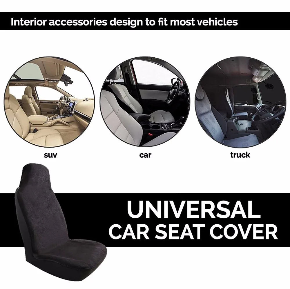 Towel Car Seat Cover for Gym & Fitness | Machine Washable Sweat Protector