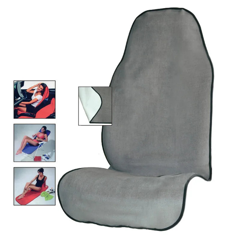 Towel Car Seat Cover for Gym & Fitness | Machine Washable Sweat Protector
