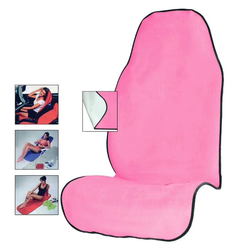 Towel Car Seat Cover for Gym & Fitness | Machine Washable Sweat Protector