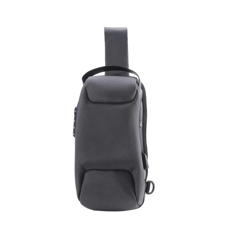 Men's Anti-Theft Crossbody Bag with USB Charging Port