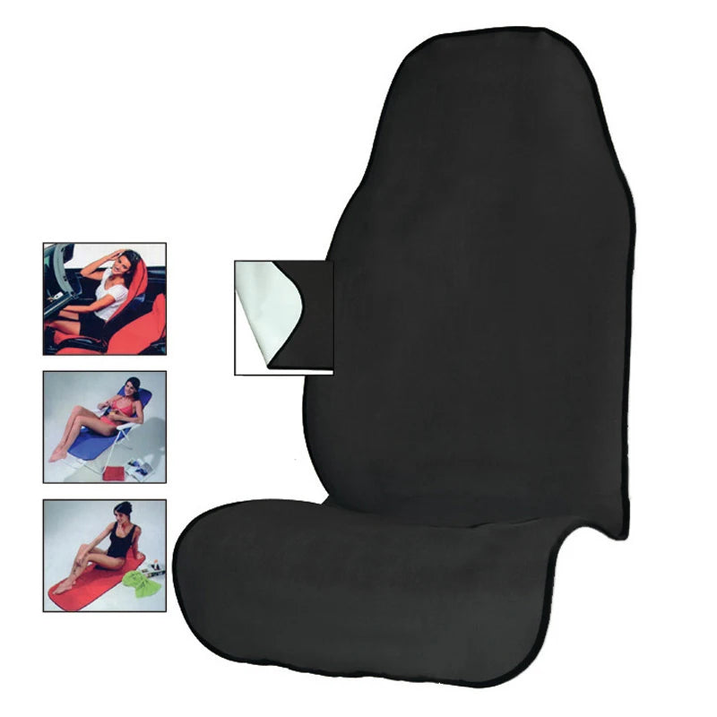 Towel Car Seat Cover for Gym & Fitness | Machine Washable Sweat Protector