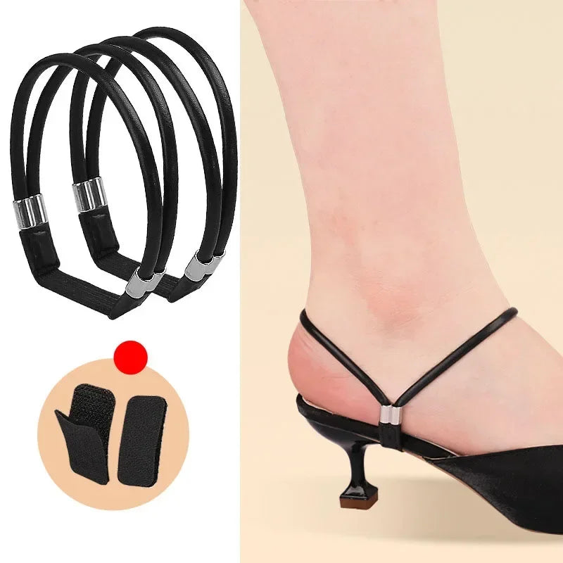 Women Shoelaces for High Heels Sandals Fixing Ankle Shoes Belt Luxury Rhinestones Shoelace Elastic laces Shoe Accessories 1Pair