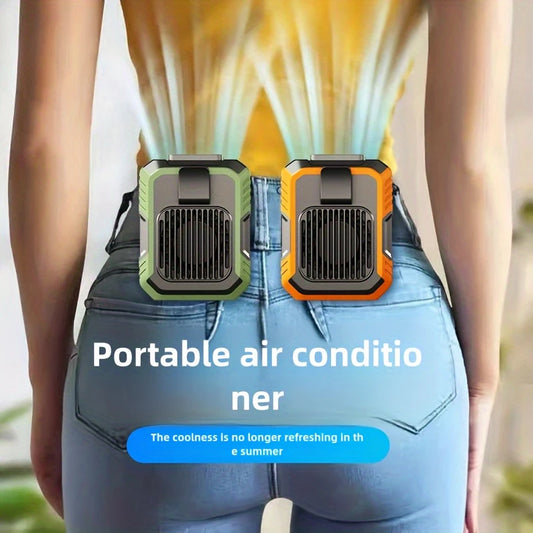 Mini Wearable Waist Fan | USB Rechargeable & Portable Clip-On Fan