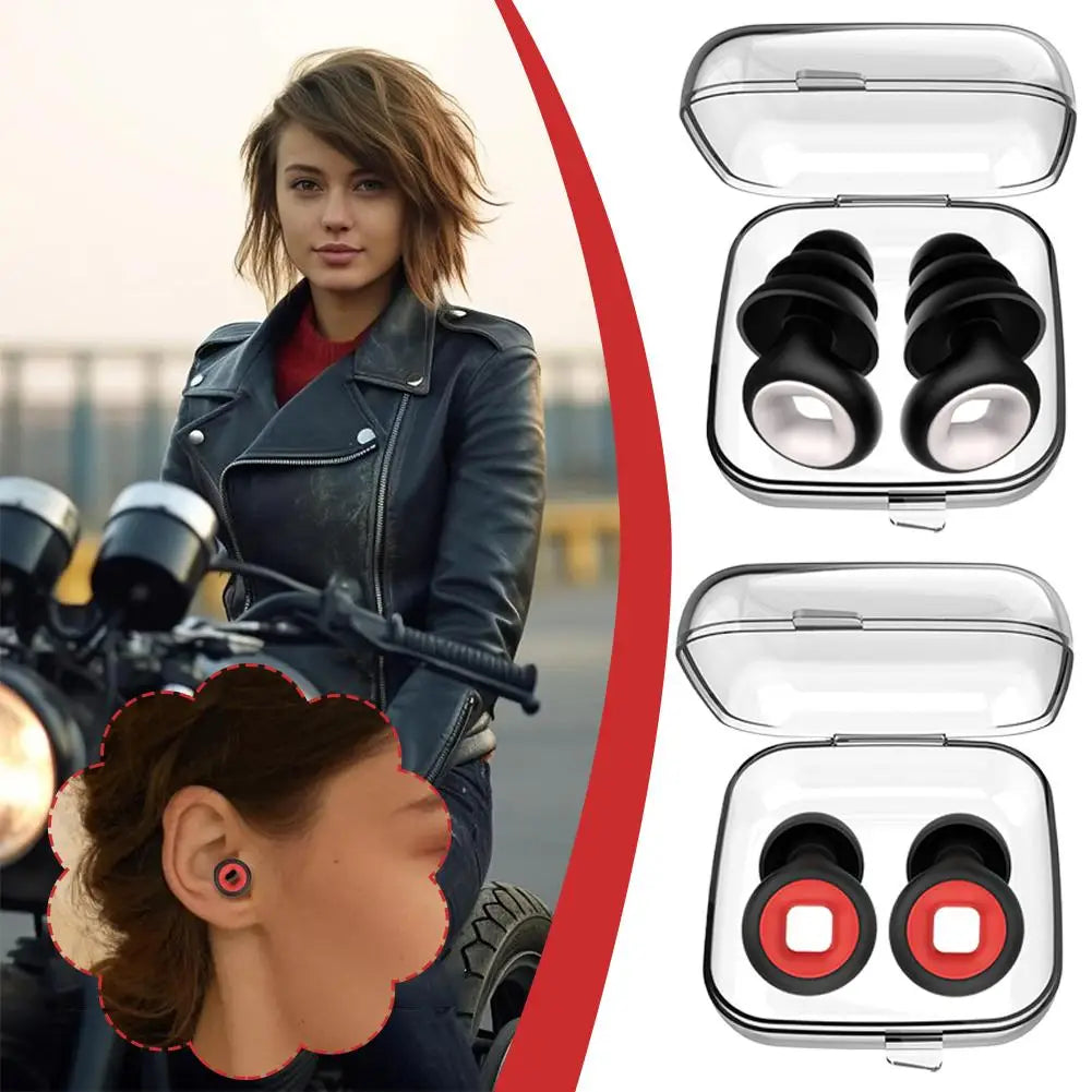 Motorcycle Noise Reduction Earplugs Sleep Soundproof Earplugs Anti-noise Mute Earplugs Motorcycle Equipment