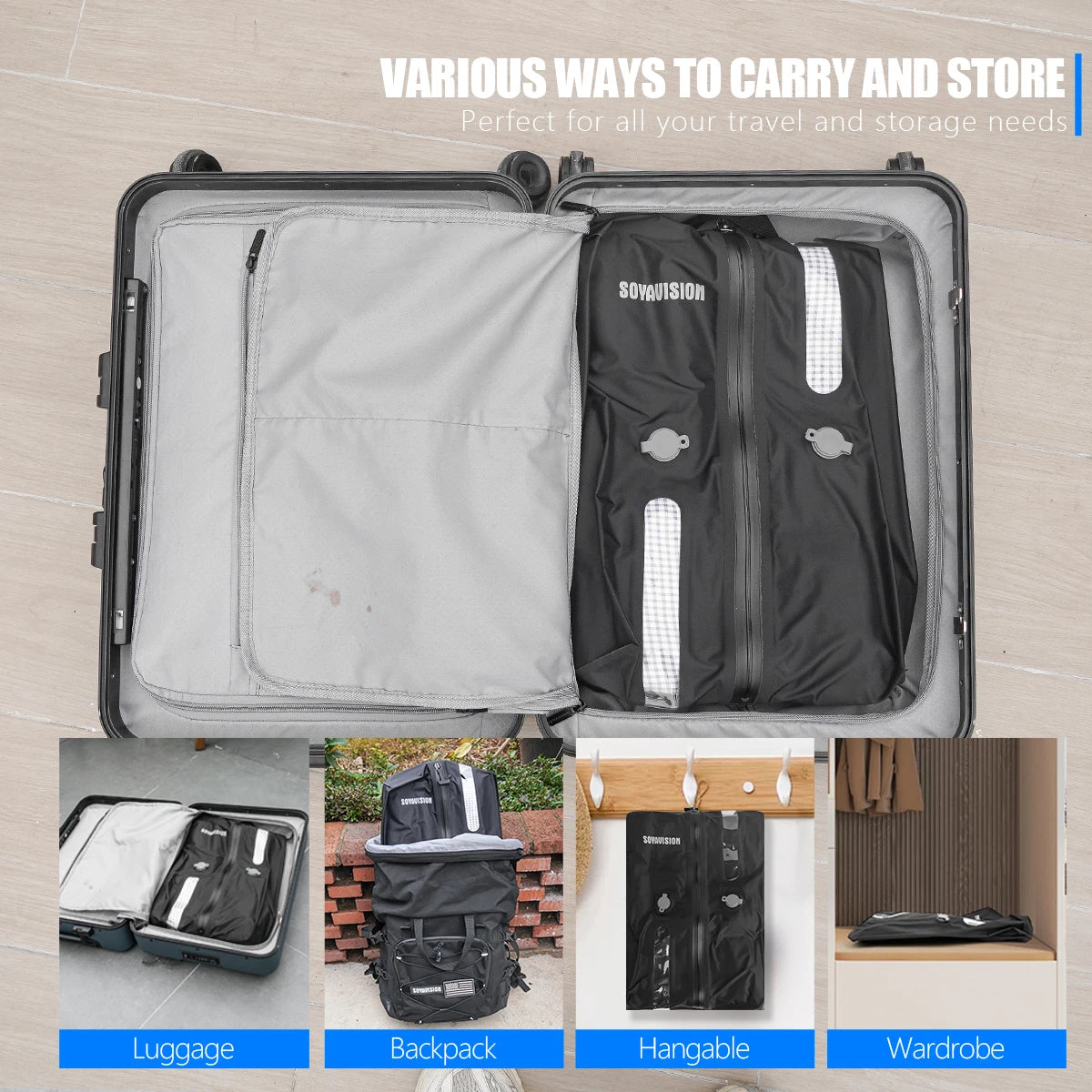 Waterproof compression bags, travel bags, luggage vacuum storage bags, hand-held storage bags, outdoor compression bags