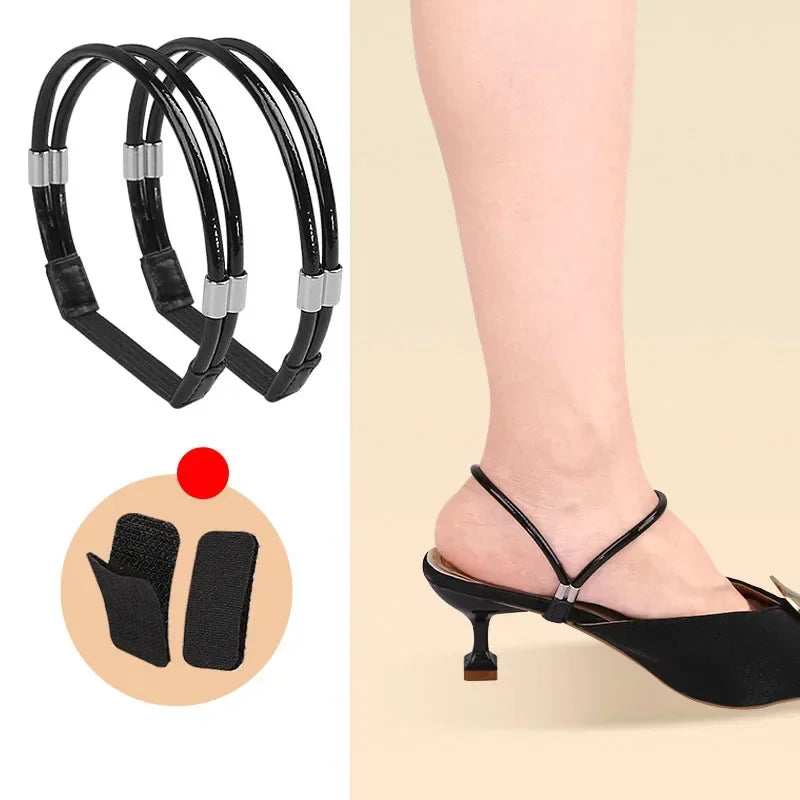 Women Shoelaces for High Heels Sandals Fixing Ankle Shoes Belt Luxury Rhinestones Shoelace Elastic laces Shoe Accessories 1Pair