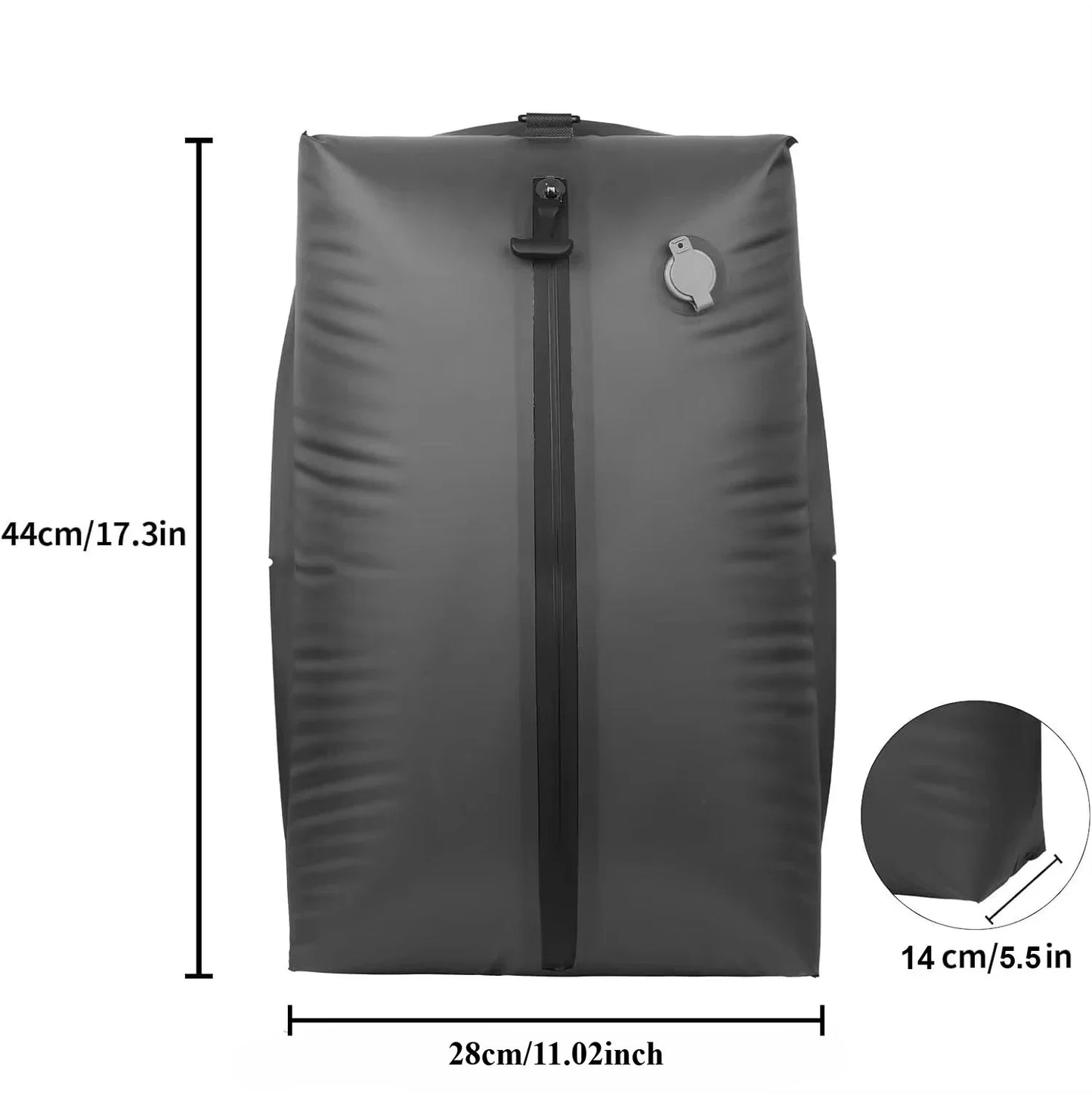 Travel Vacuum Compression Bag with Air Pump | 17L Reusable Luggage Storage