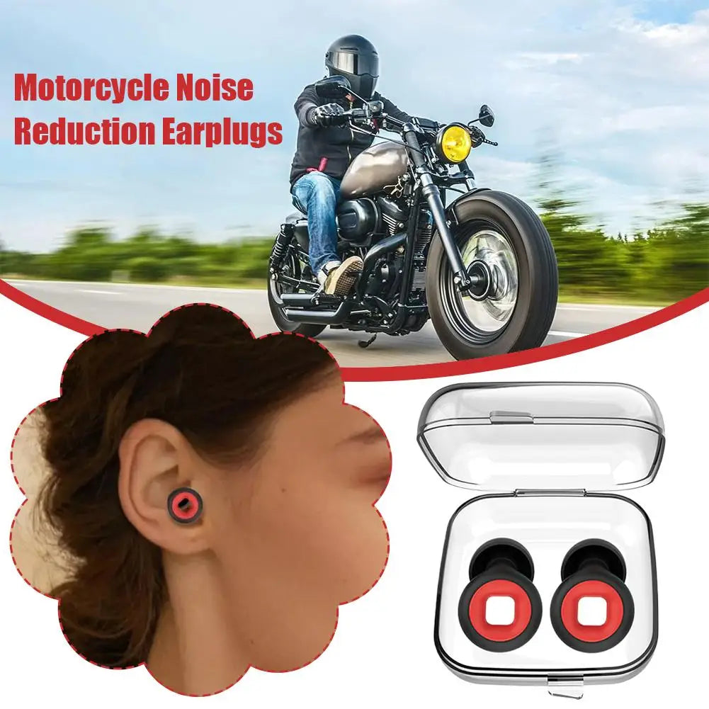 Motorcycle Noise Reduction Earplugs Sleep Soundproof Earplugs Anti-noise Mute Earplugs Motorcycle Equipment
