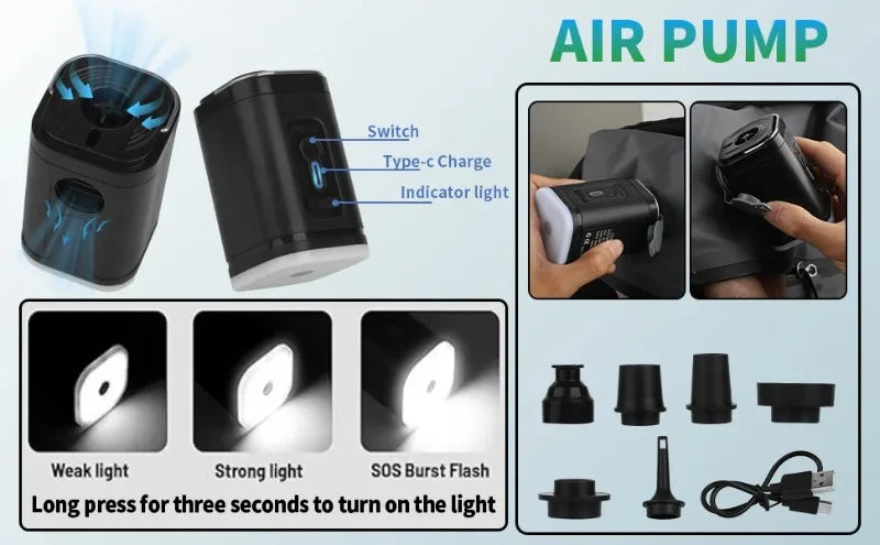 Travel Vacuum Compression Bag with Air Pump | 17L Reusable Luggage Storage