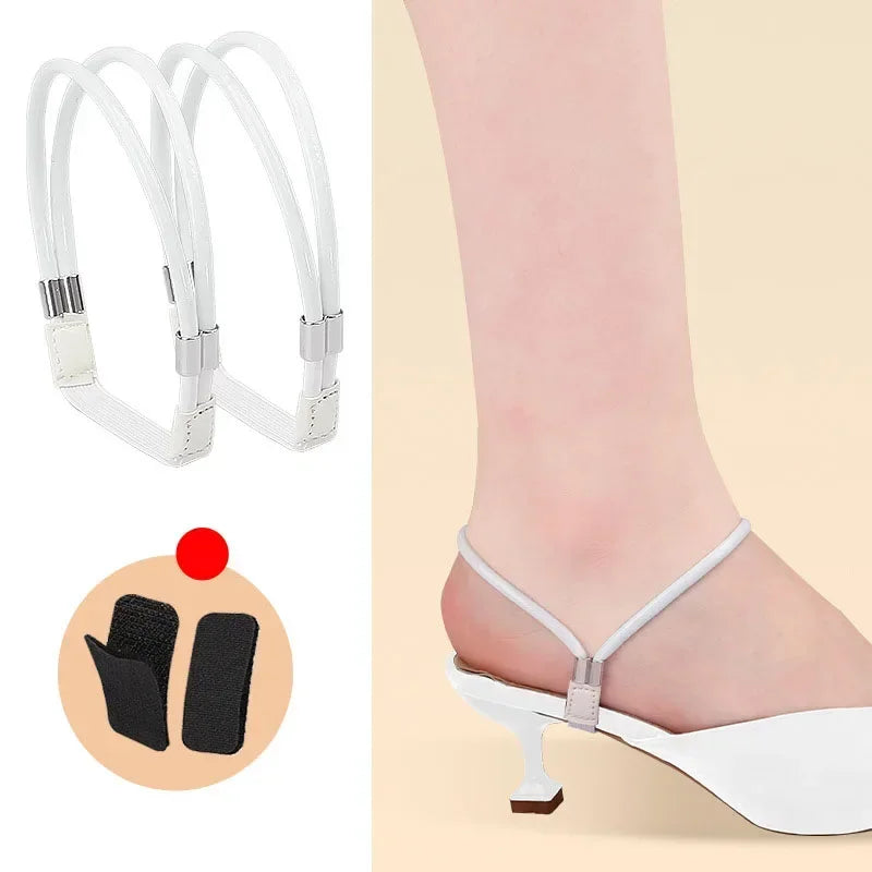 Women Shoelaces for High Heels Sandals Fixing Ankle Shoes Belt Luxury Rhinestones Shoelace Elastic laces Shoe Accessories 1Pair