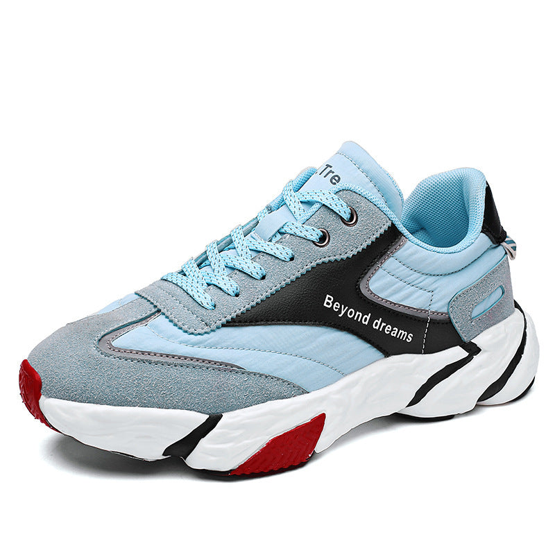 Women's Lightweight Platform Sneakers - Comfortable Casual Walking Shoes