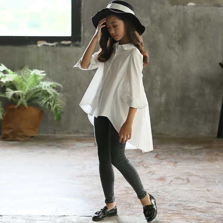 Girls' Korean Style Loose Fit Top