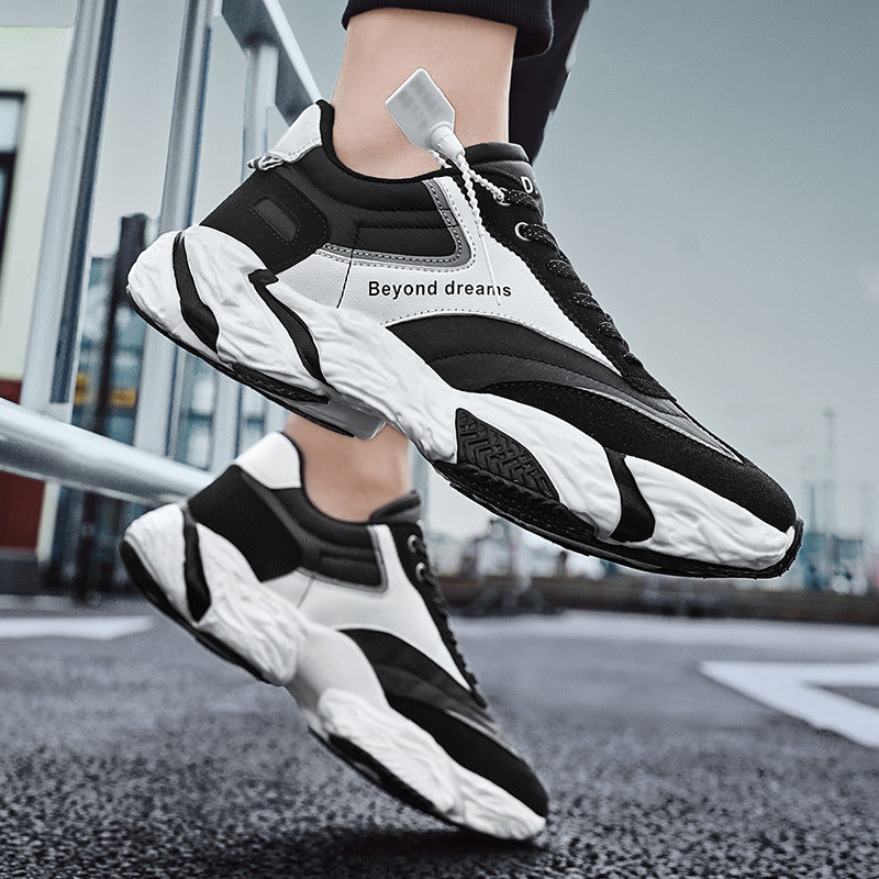 Women's Lightweight Platform Sneakers - Comfortable Casual Walking Shoes