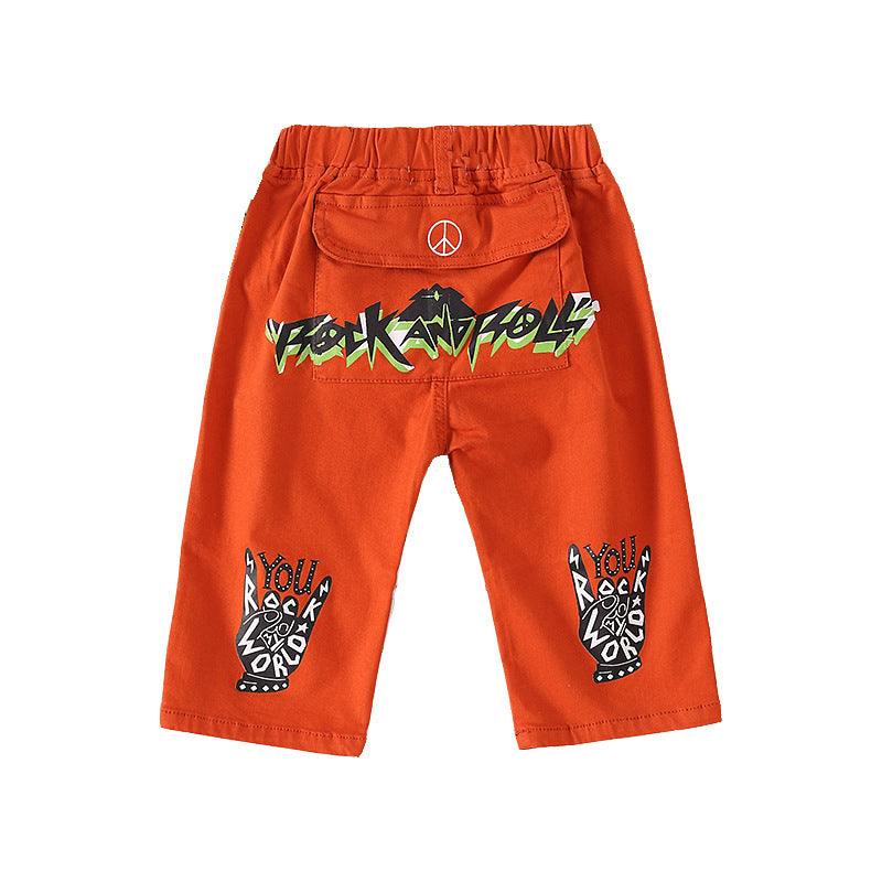 Boys' Cotton Casual Trousers
