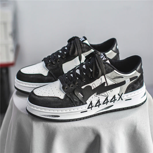 Men's Graffiti Skateboard Shoes: The Ultimate Streetwear Statement