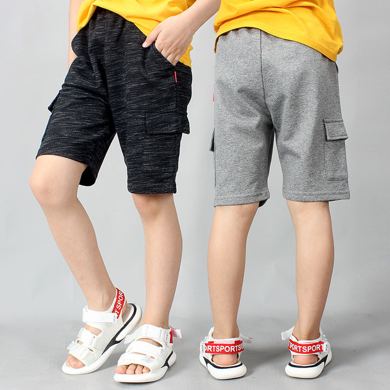 Boys' Cotton Casual Overalls Shorts | Durable Summer Playwear